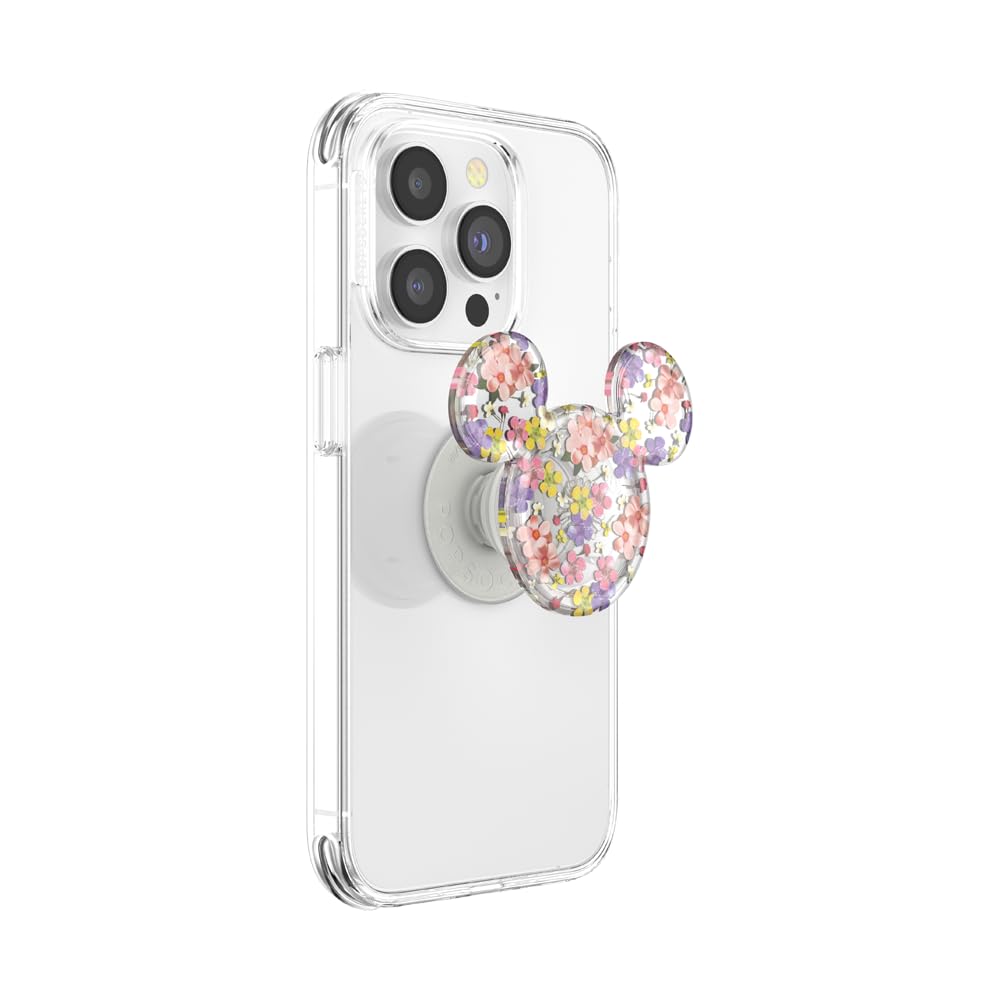 Foto 7 pulgar | Phone Grip Popsockets Mickey Con Forma De Flor En Cascada Y Orejas - Venta Internacional.