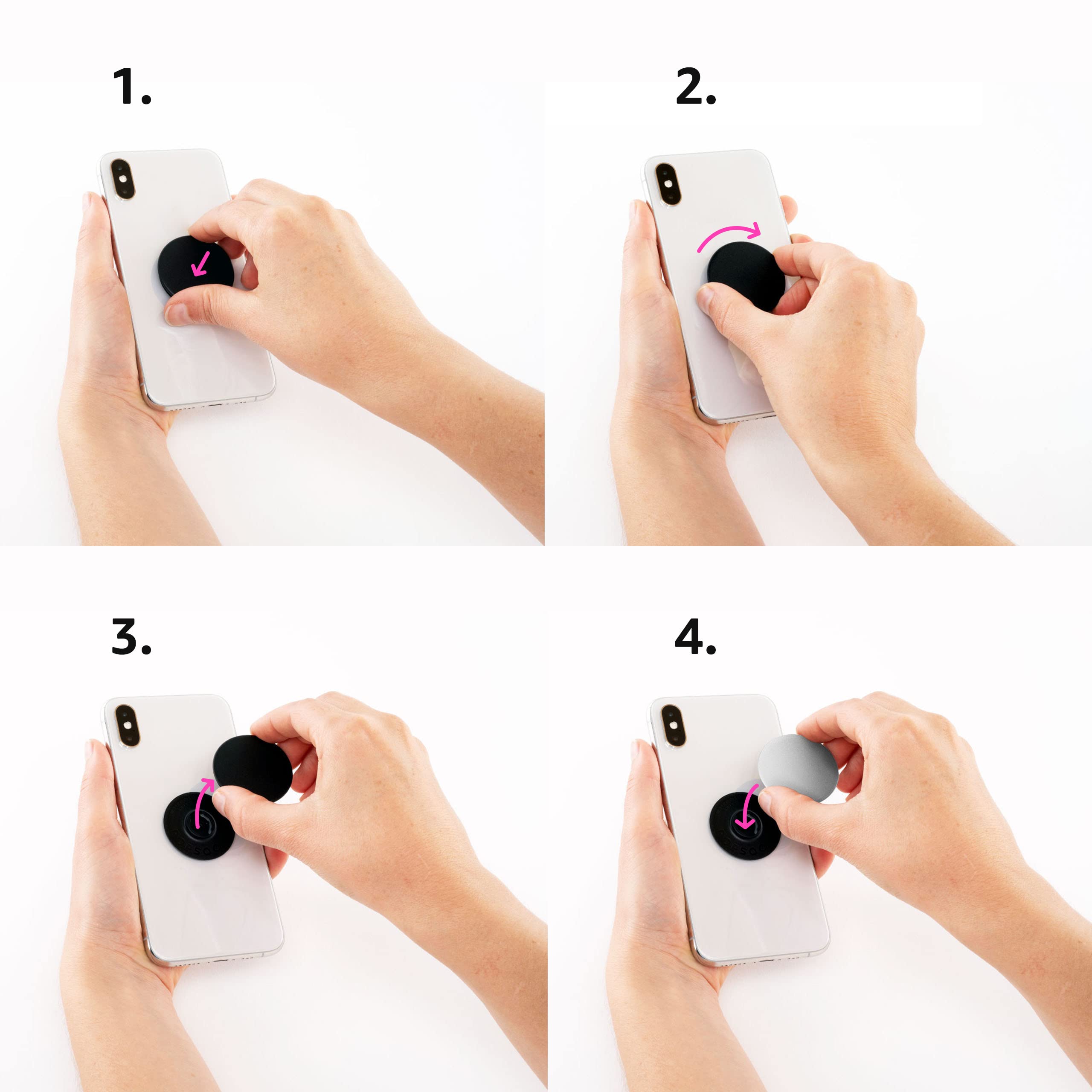 Foto 5 pulgar | Traje Popsockets Popgrip De Mickey Mouse De Disney Para Teléfonos Y Tabletas - Venta Internacional.
