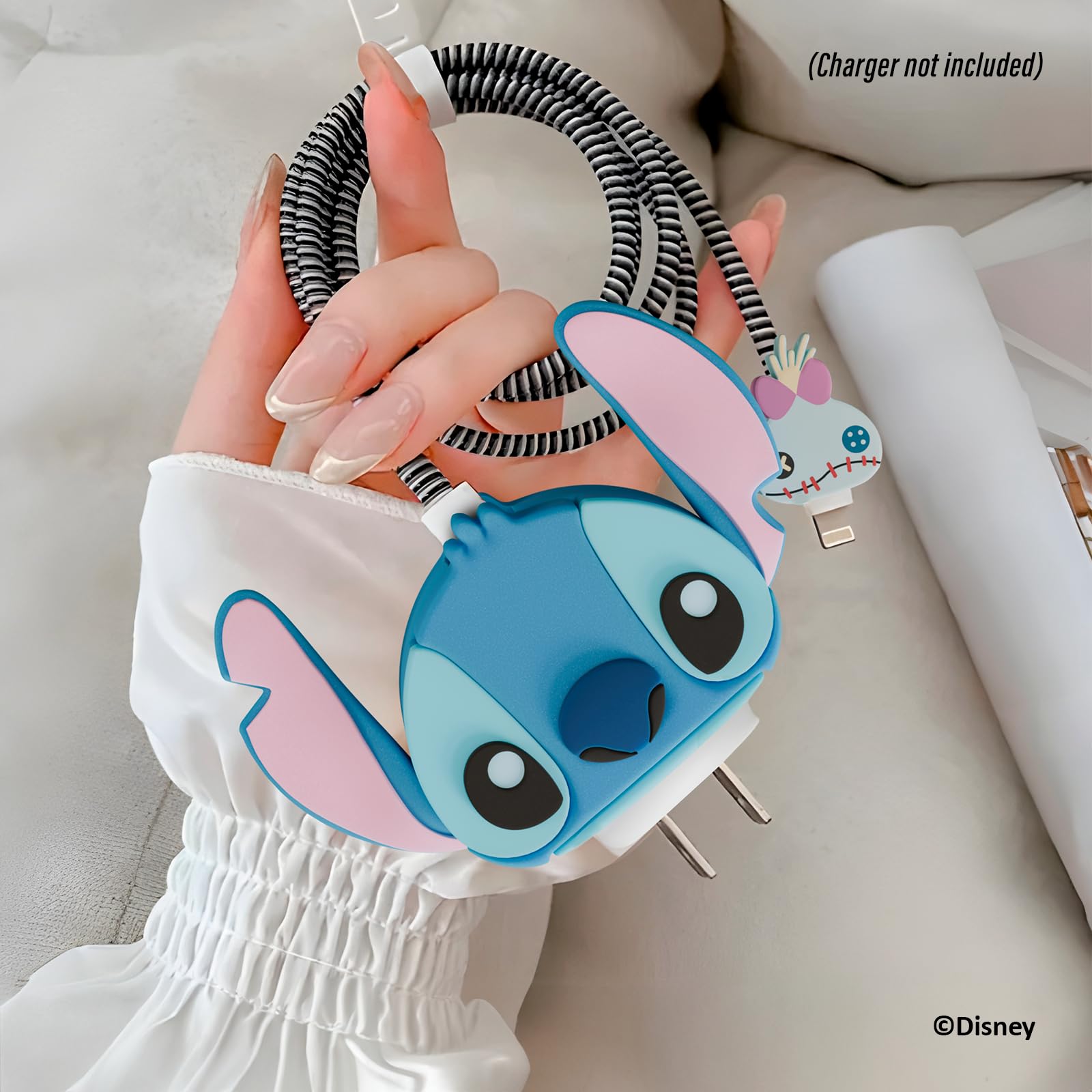 Foto 4 pulgar | Set de Funda de Cargador y Protector de Cable Ijoy Lilo & Stitch - Venta Internacional