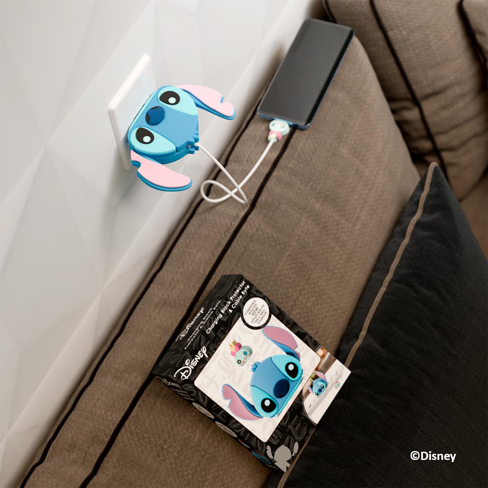 Foto 8 pulgar | Set de Funda de Cargador y Protector de Cable Ijoy Lilo & Stitch - Venta Internacional