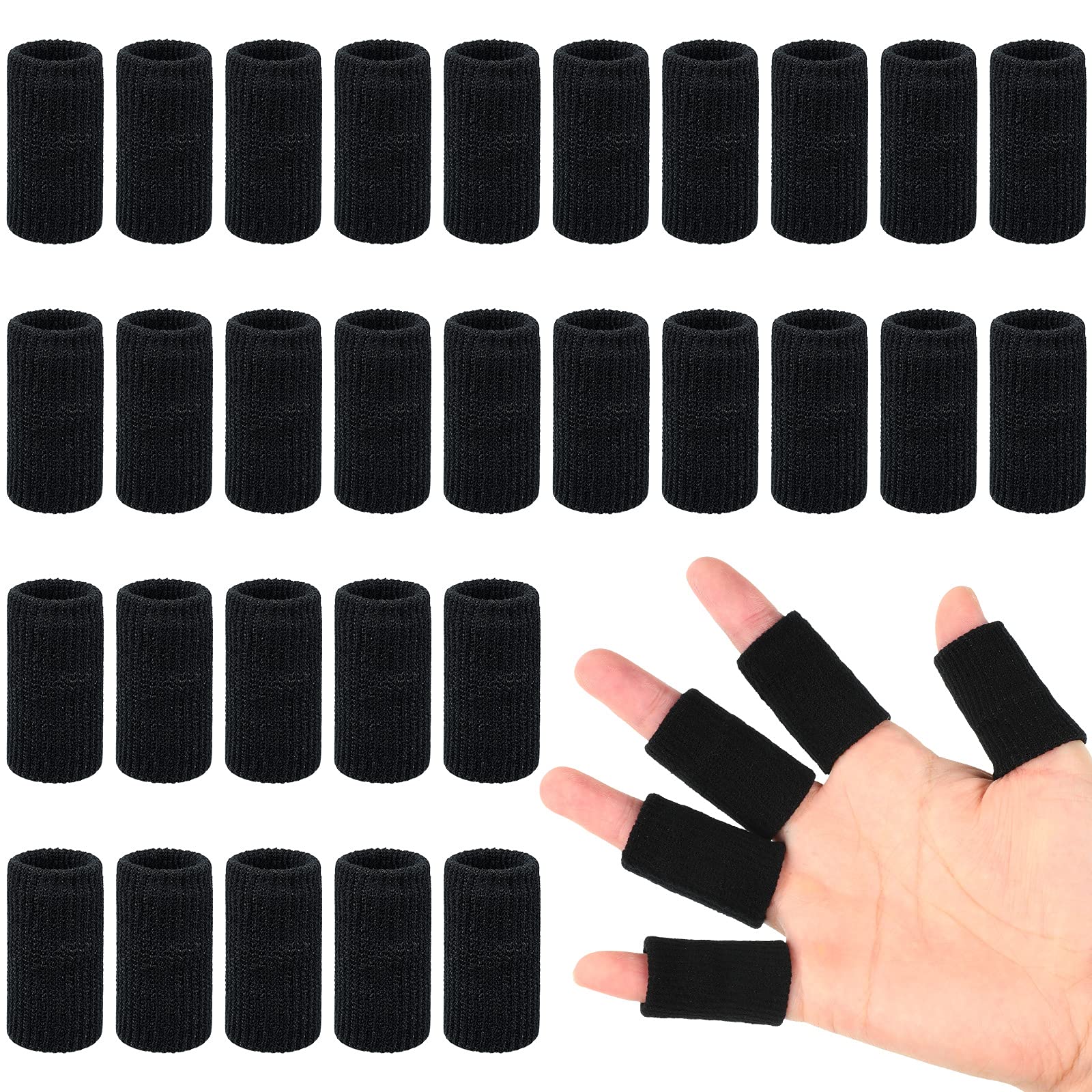 Foto 2 pulgar | Férula Para Pulgar Skylety Con Mangas Para Dedos, 30 Piezas, Color Negro - Venta Internacional.