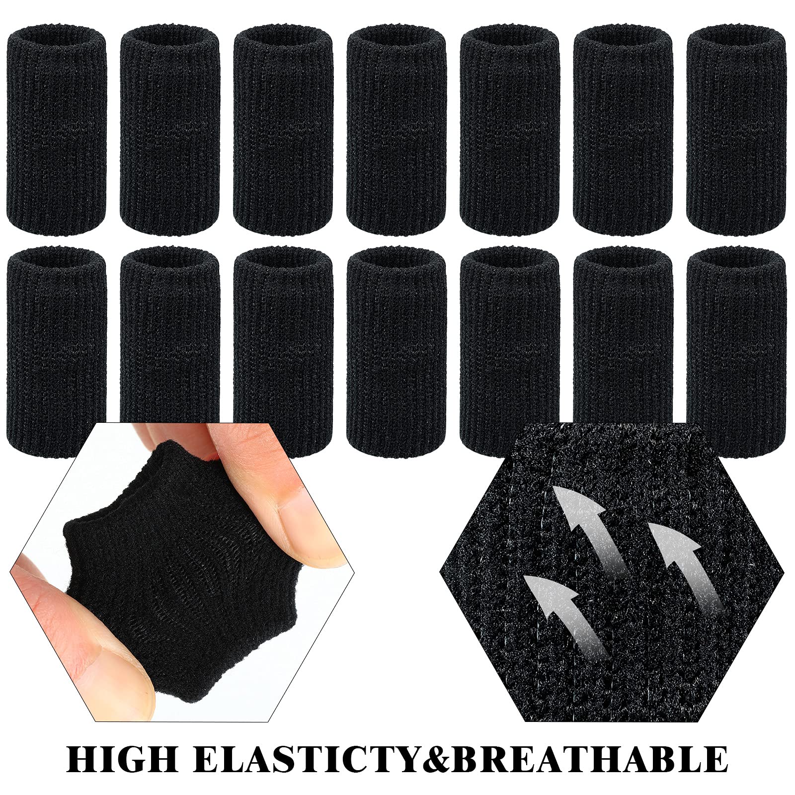 Foto 5 pulgar | Férula Para Pulgar Skylety Con Mangas Para Dedos, 30 Piezas, Color Negro - Venta Internacional.