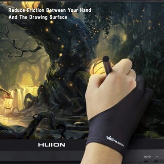 Foto 2 | Huion Antiincrustante Artista Guante Para Gráficos Pluma Dibujo Tablet Monitor Caja De Luz Tracing B