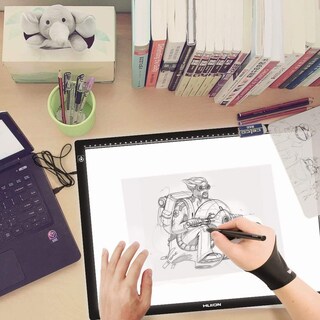 Foto 3 | Huion Antiincrustante Artista Guante Para Gráficos Pluma Dibujo Tablet Monitor Caja De Luz Tracing B