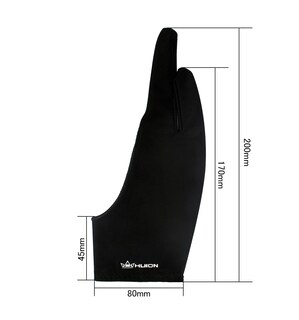 Foto 5 | Huion Antiincrustante Artista Guante Para Gráficos Pluma Dibujo Tablet Monitor Caja De Luz Tracing B