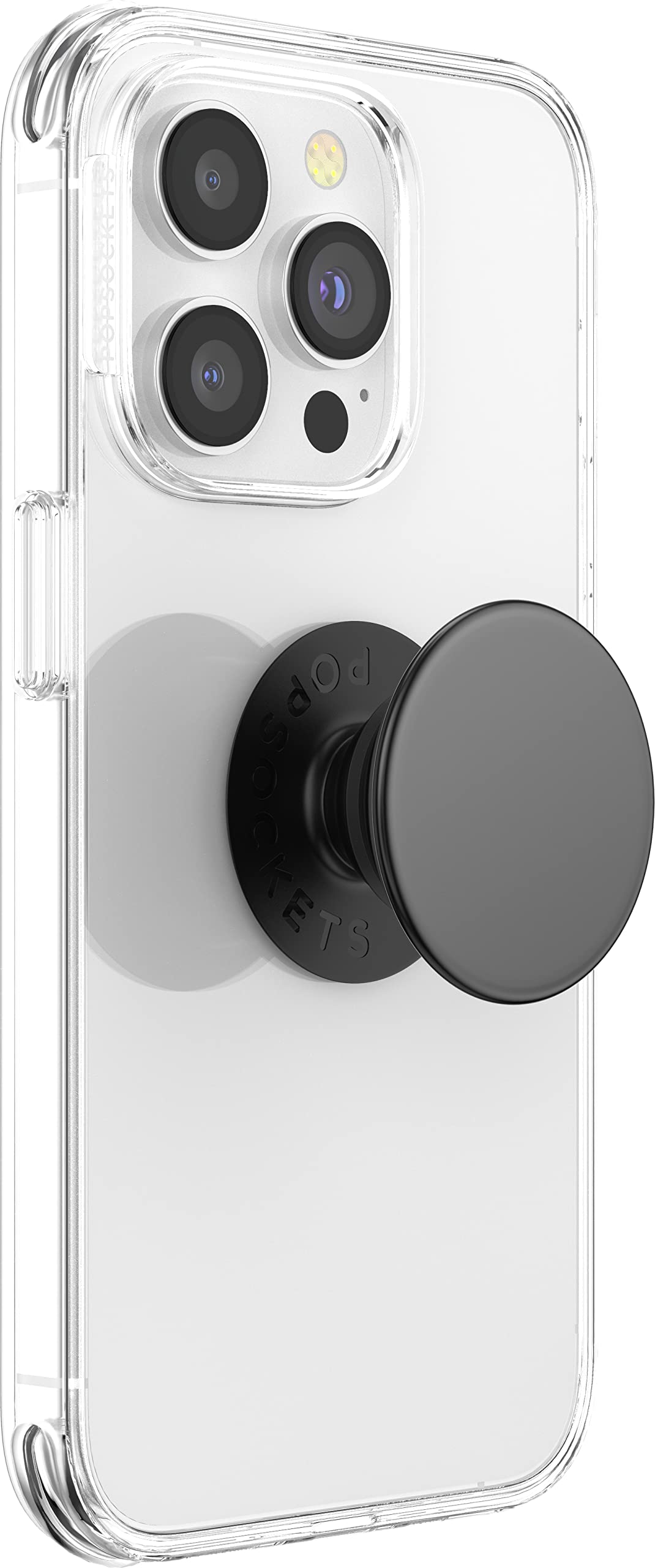 Foto 4 pulgar | Empuñadura Para Teléfono Con Soporte Popsockets De Aluminio Negro - Venta Internacional.
