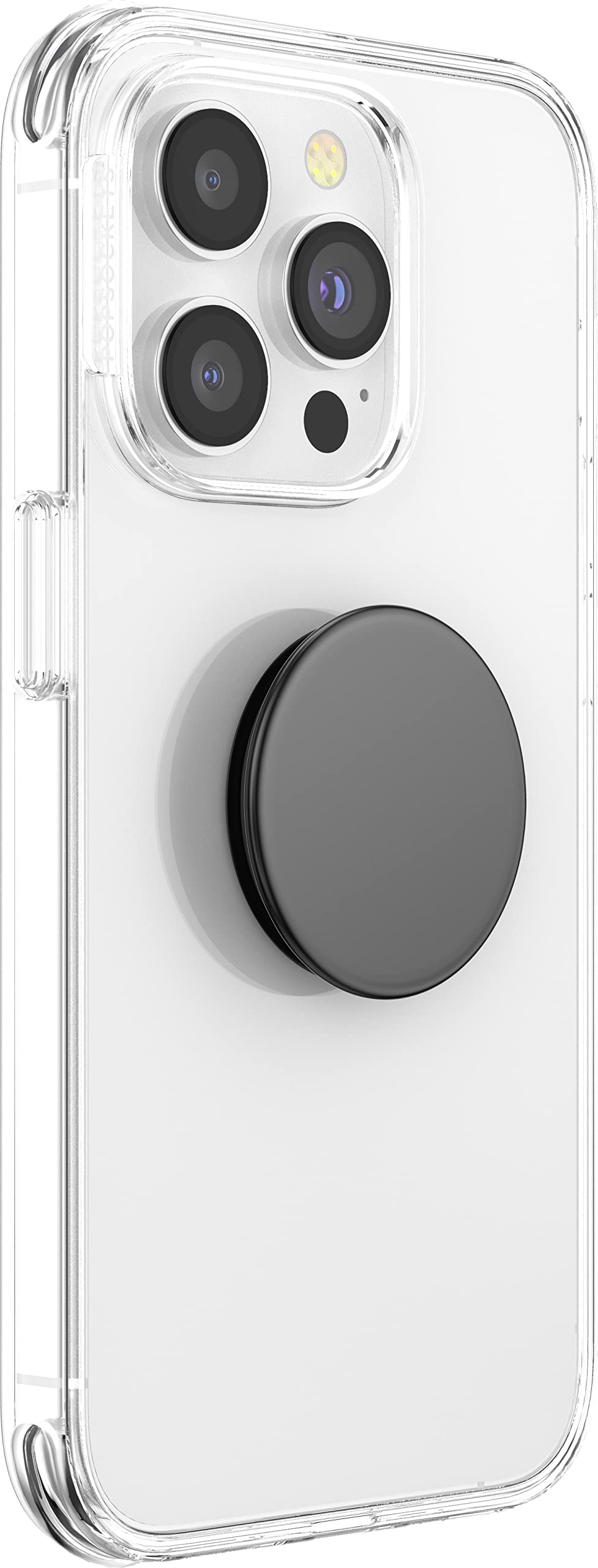 Foto 5 pulgar | Empuñadura Para Teléfono Con Soporte Popsockets De Aluminio Negro - Venta Internacional.