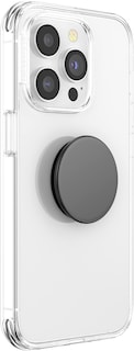 Foto 4 | Empuñadura Para Teléfono Con Soporte Popsockets De Aluminio Negro - Venta Internacional.