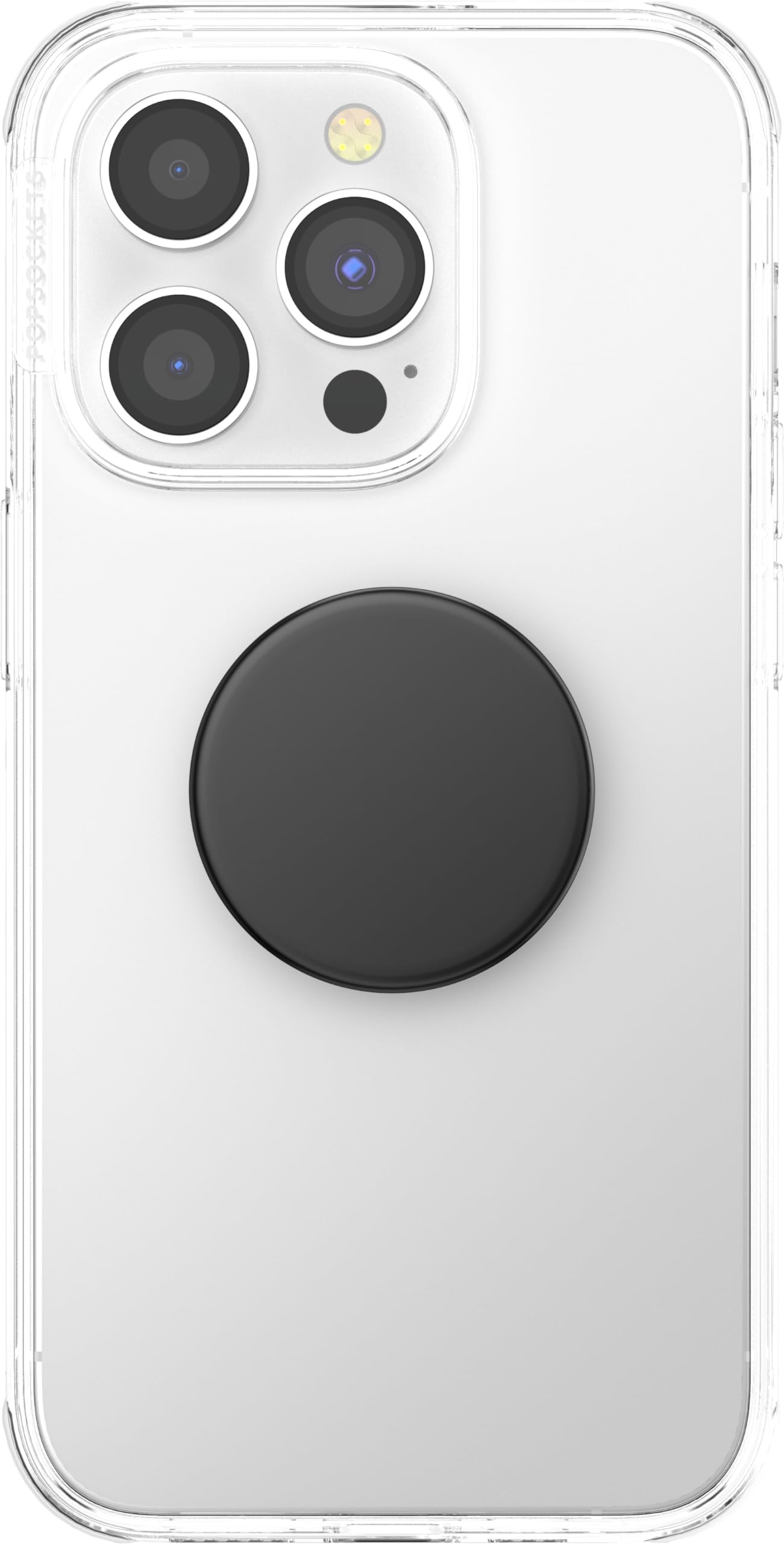 Foto 6 pulgar | Empuñadura Para Teléfono Con Soporte Popsockets De Aluminio Negro - Venta Internacional.