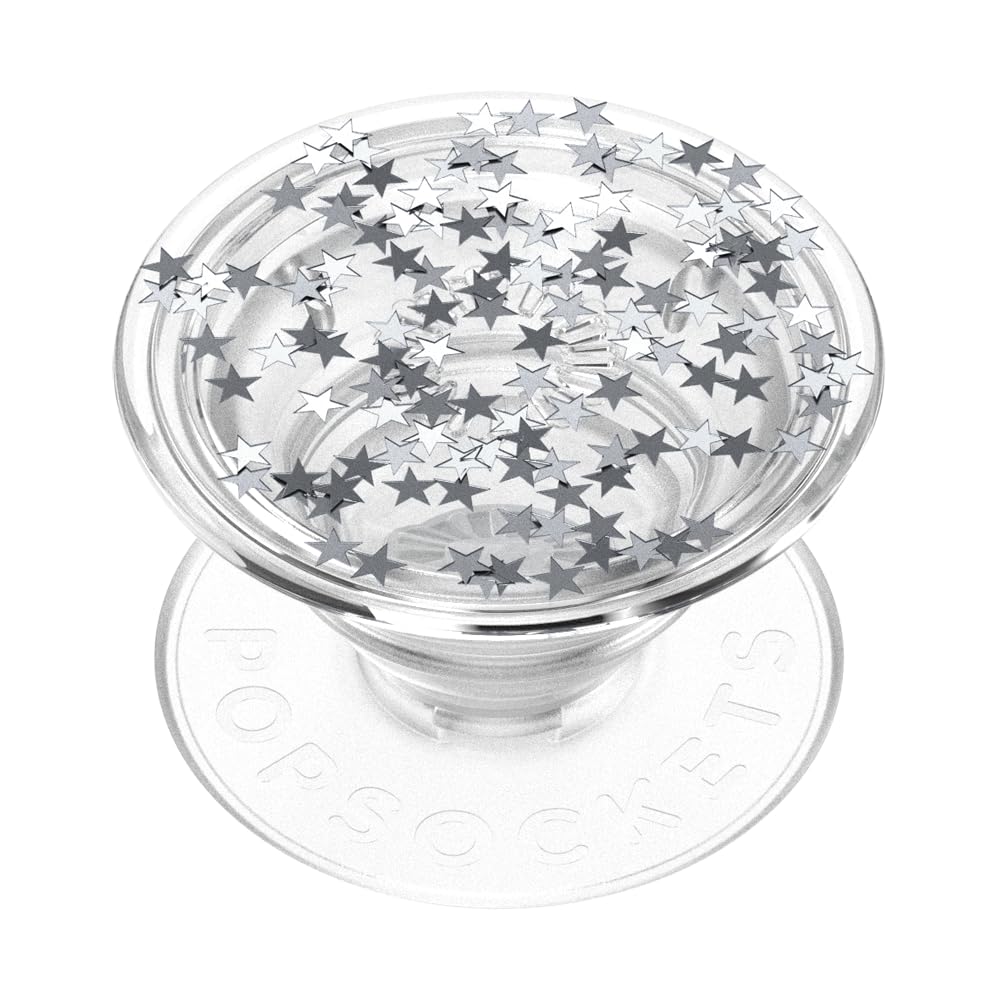 Agarre Para Teléfono Popsockets Glitter Star Fire Con Soporte - Venta Internacional.