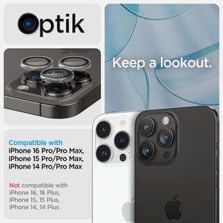 Foto 2 | Protector De Pantalla Para Lente De Cámara Spigen Glastr Ez Fit Optik Pro - Venta Internacional.