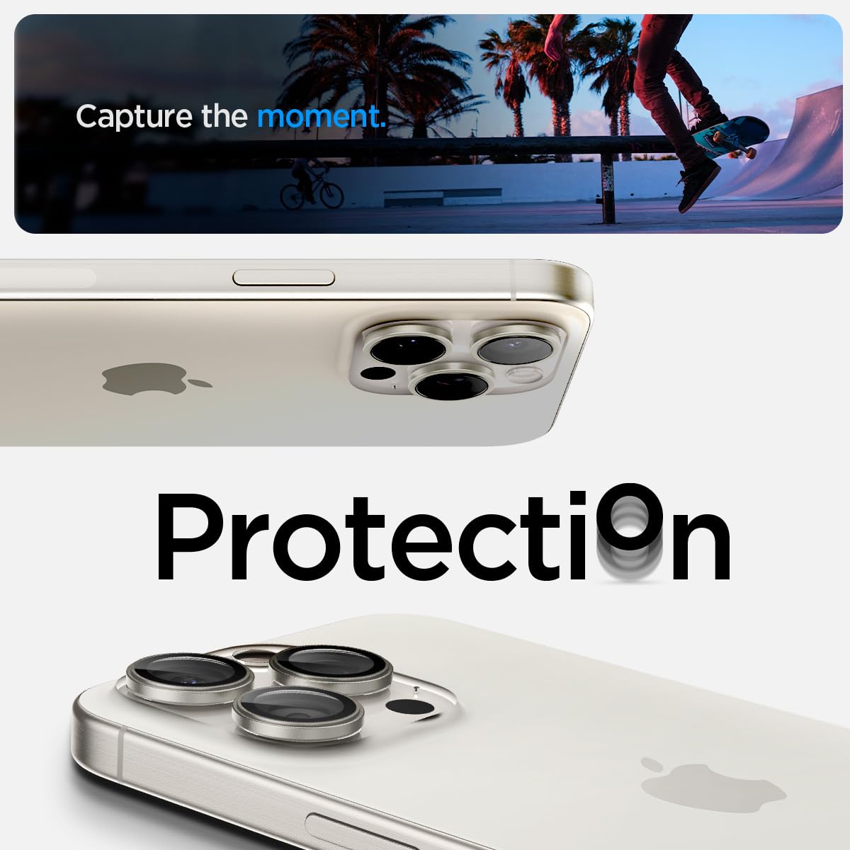 Foto 4 pulgar | Protector De Pantalla Para Lente De Cámara Spigen Glastr Ez Fit Optik Pro - Venta Internacional.