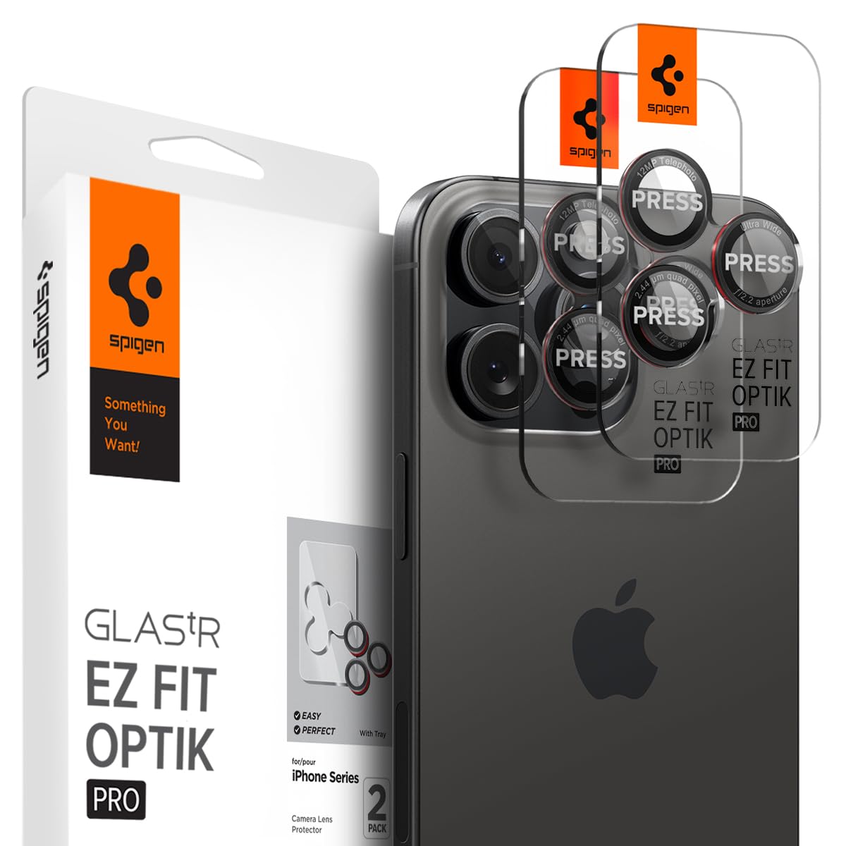 Foto 2 pulgar | Protector De Pantalla Para Lente De Cámara Spigen Glastr Ez Fit Optik Pro - Venta Internacional.