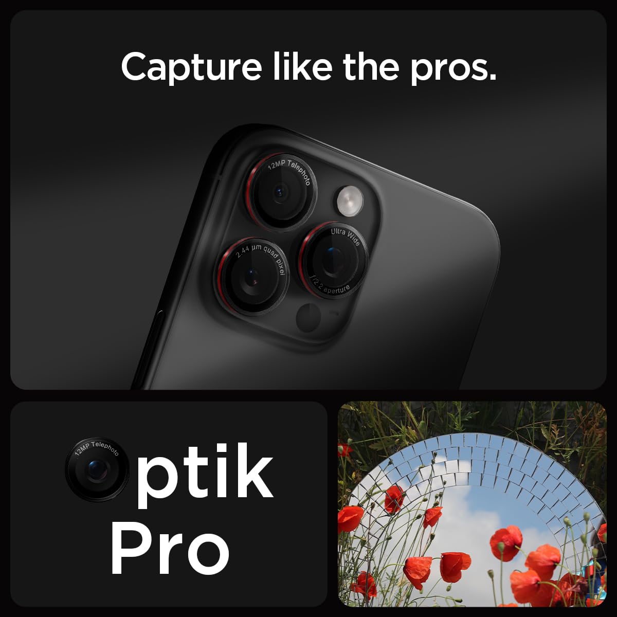 Foto 7 pulgar | Protector De Pantalla Para Lente De Cámara Spigen Glastr Ez Fit Optik Pro - Venta Internacional.
