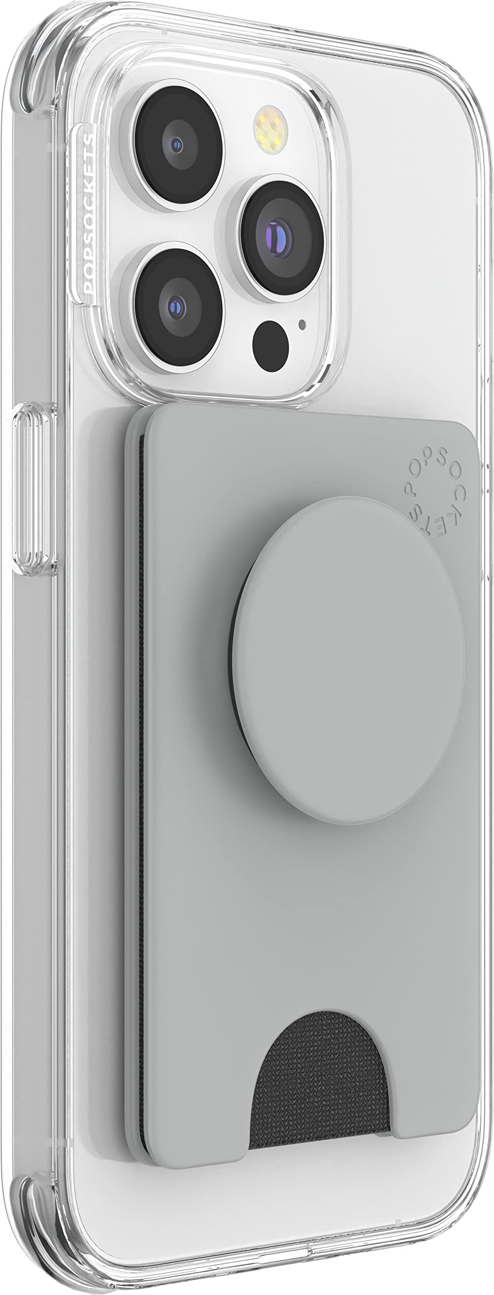 Foto 4 pulgar | Cartera Para Teléfono Popsockets Tech Grey Con Empuñadura Expandible - Venta Internacional.