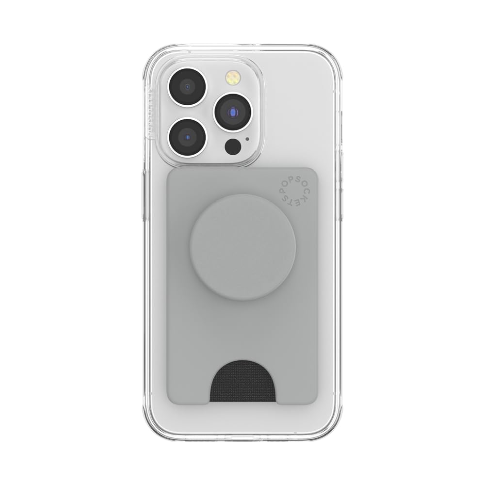 Foto 8 pulgar | Cartera Para Teléfono Popsockets Tech Grey Con Empuñadura Expandible - Venta Internacional.