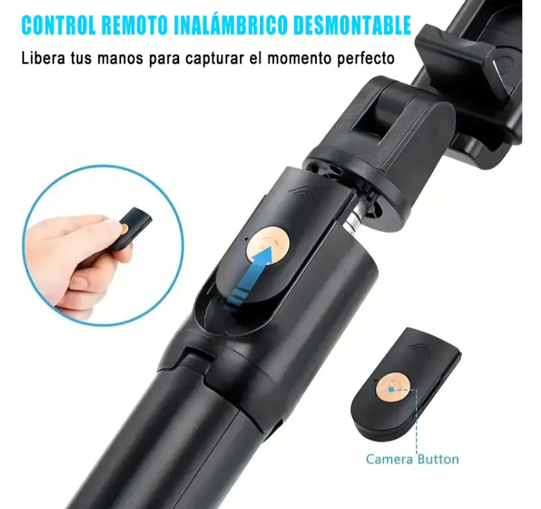 Foto 7 pulgar | Selfie Stick Con Luz Xtellar