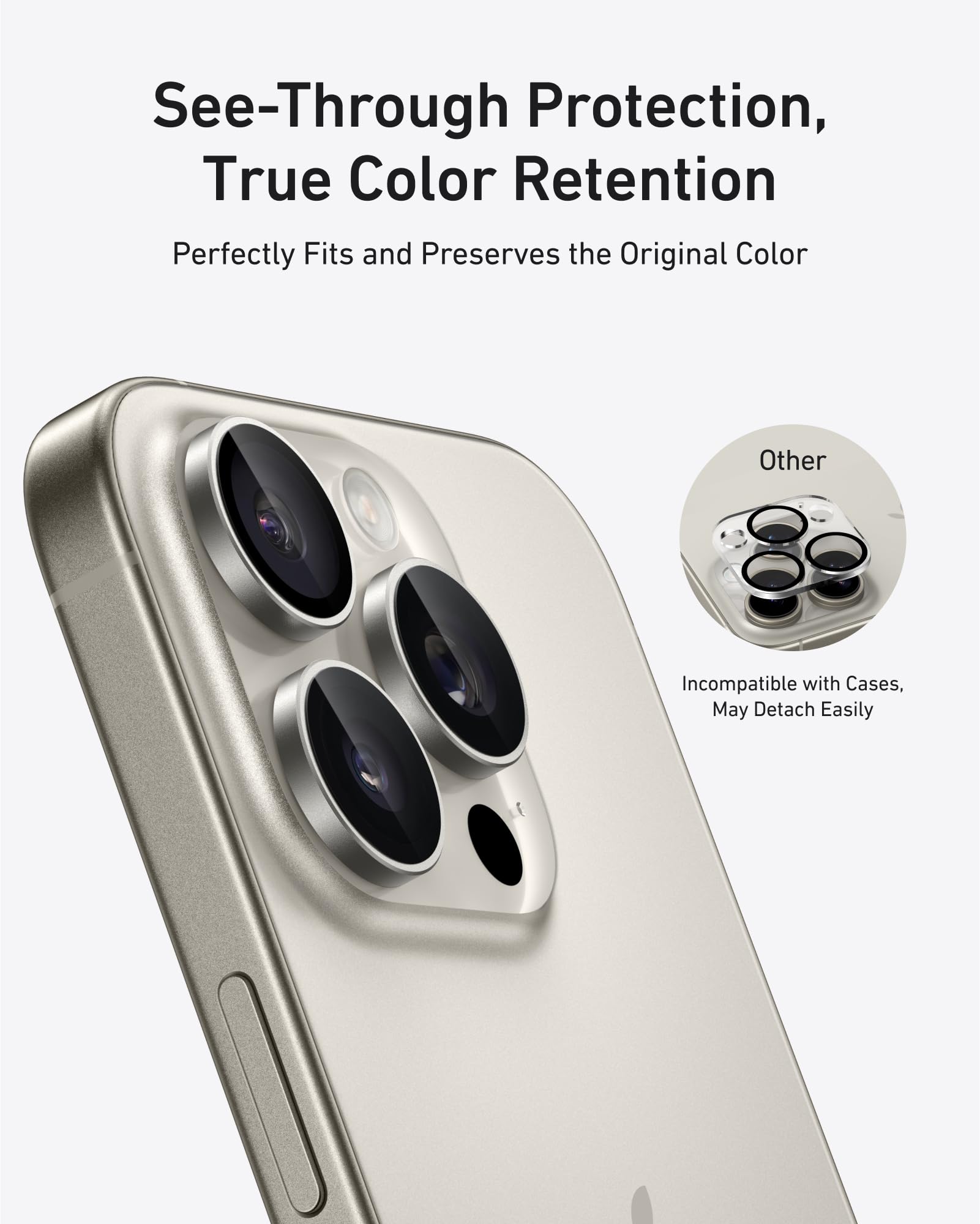 Foto 5 pulgar | Protector De Lente De Cámara Anker Para Iphone 16 Pro/16 Pro Max - Venta Internacional.