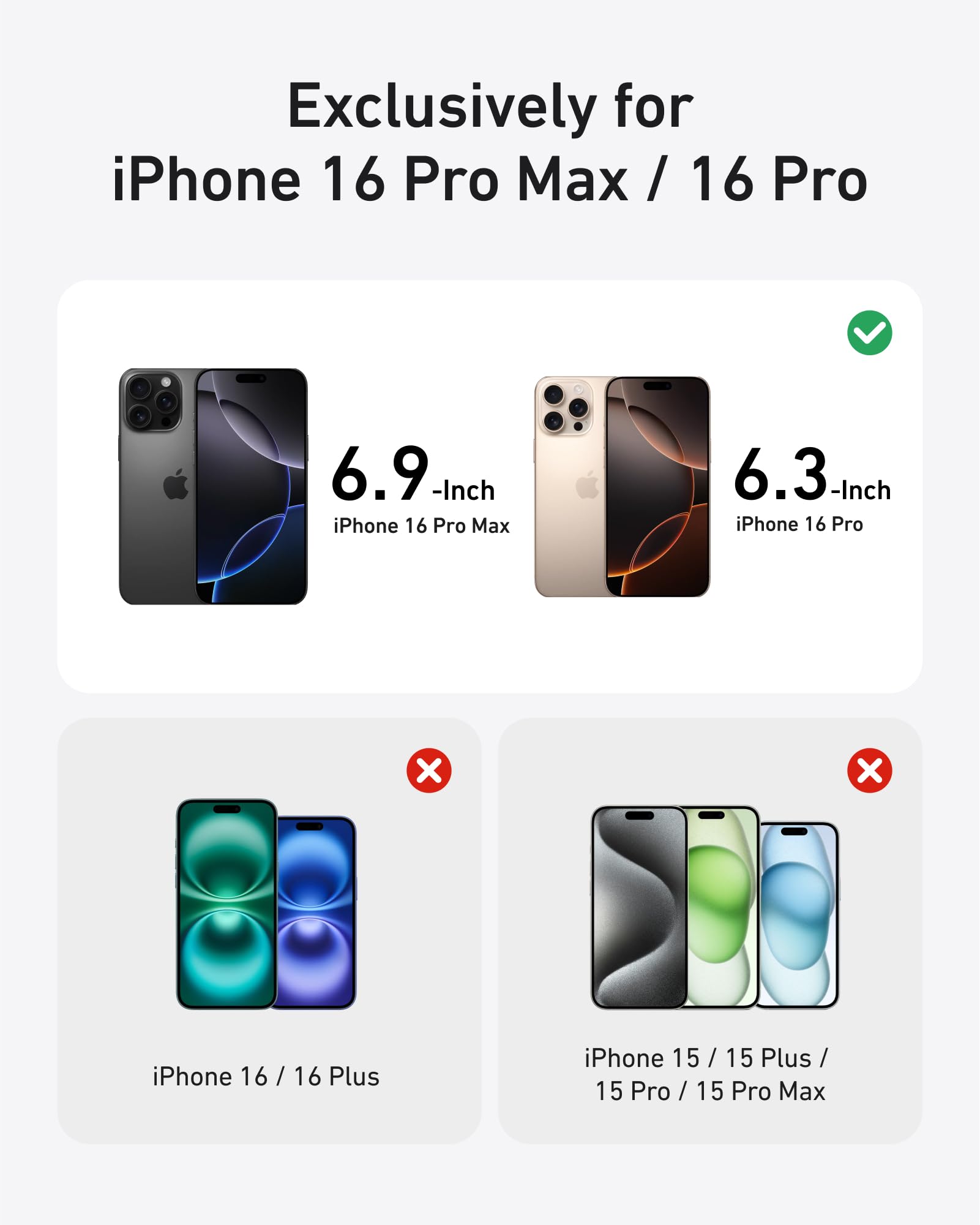 Foto 7 pulgar | Protector De Lente De Cámara Anker Para Iphone 16 Pro/16 Pro Max - Venta Internacional.
