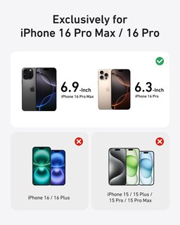 Foto 6 | Protector De Lente De Cámara Anker Para Iphone 16 Pro/16 Pro Max - Venta Internacional.