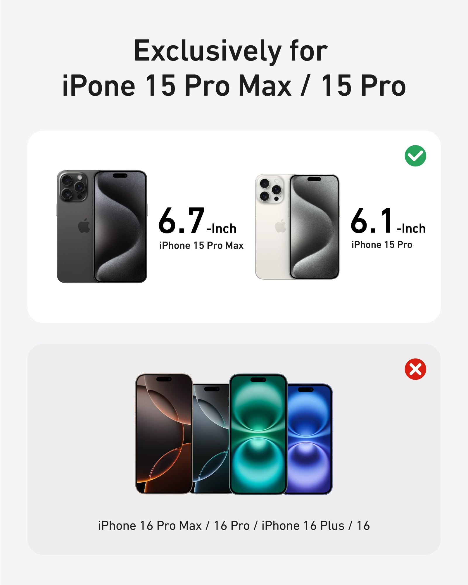 Foto 7 pulgar | Protector De Lente De Cámara Anker Shieldx Glass Para Iphone 15 Pro/15 Pro Max, Paquete De 2 - Venta Internacional.