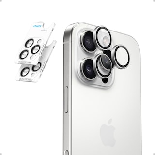 Foto 1 | Protector para Lente de Cámara Anker Shieldx Glass 2 Piezas iPhone 16 Pro - Venta Internacional