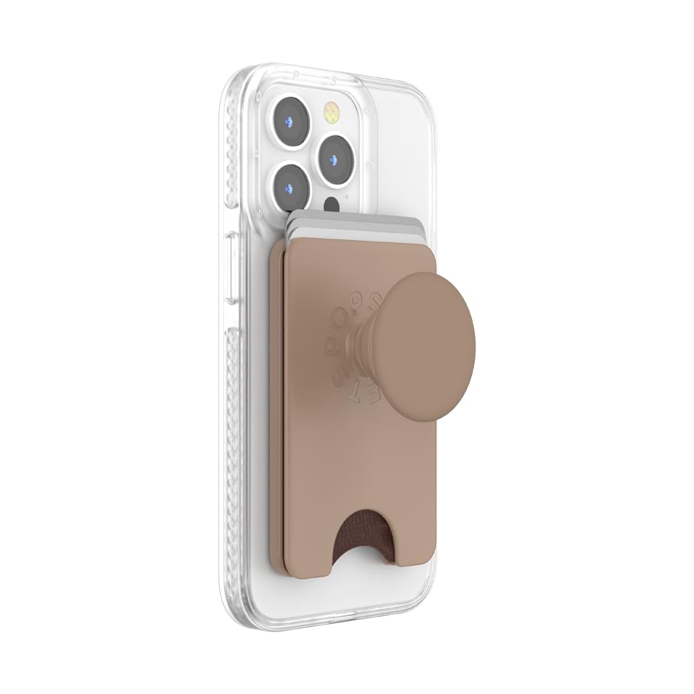 Foto 2 pulgar | Cartera Para Teléfono Popsockets Latte Con Empuñadura Expandible Y Tarjetero - Venta Internacional.