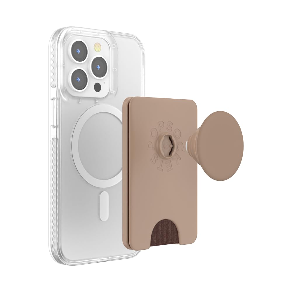 Foto 4 pulgar | Cartera Para Teléfono Popsockets Latte Con Empuñadura Expandible Y Tarjetero - Venta Internacional.