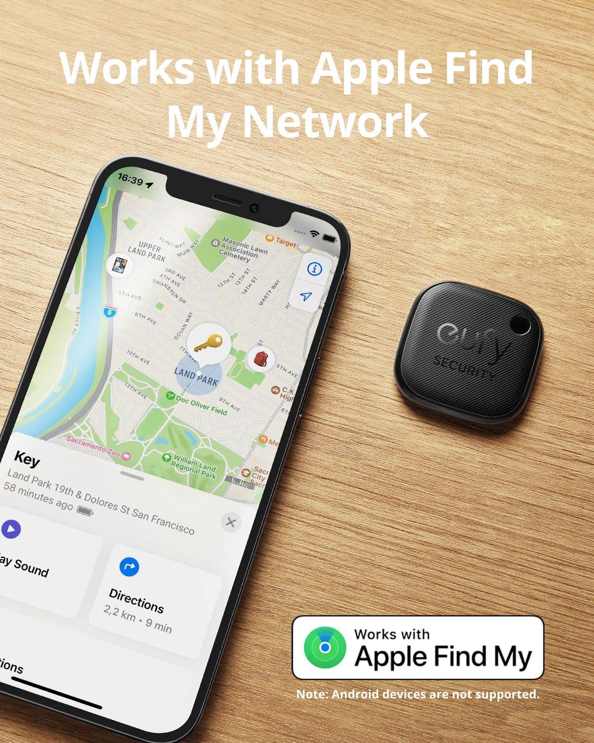 Foto 4 pulgar | Smart Tracker Eufy Security Smarttrack Link, Paquete De 2, Negro - Venta Internacional.