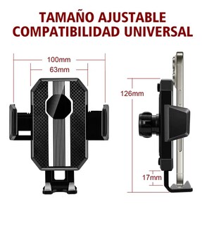 Foto 2 | Base Xtellar Soporte Grande Porta Celular 360 Ventosa Coche 3en1