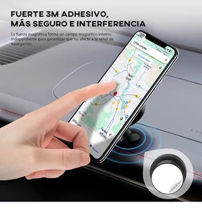 Foto 4 | Soporte Xtellar Magnético De Aluminio Para Celular 1hora Color Negro
