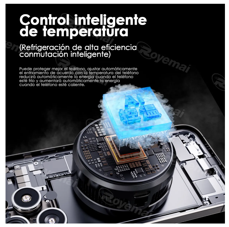 Foto 6 pulgar | Ventilador Xtellar De Teléfono Celular Inteligente Rgb Cooler Gamer