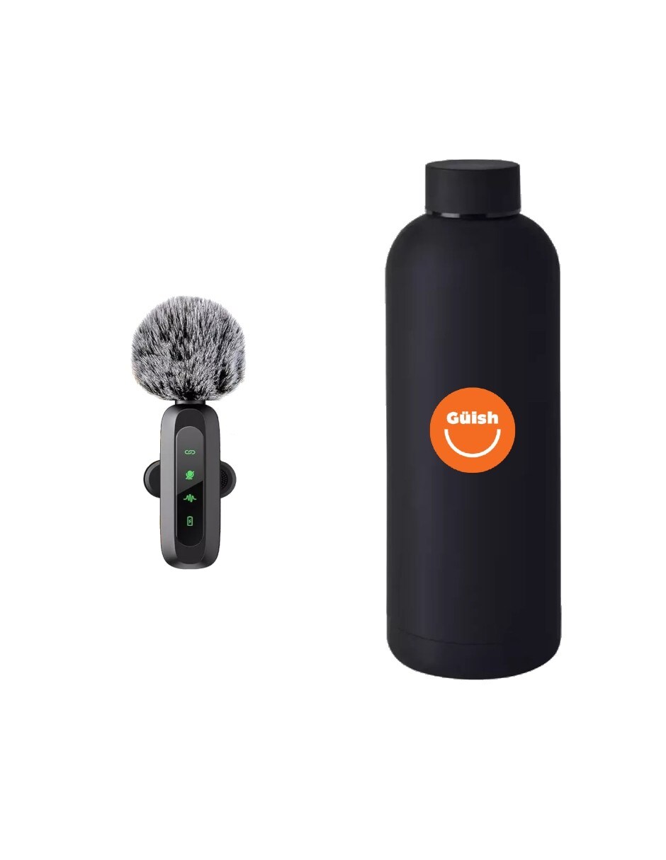 Micrófono Inalámbrico + Gratis Termo Güish De Regalo $869