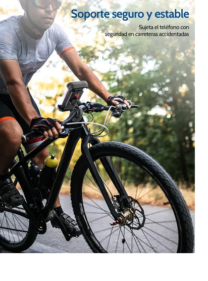 Foto 4 pulgar | Soporte Xtellar Para Teléfono Móvil Moto O Bicicleta Color Negro