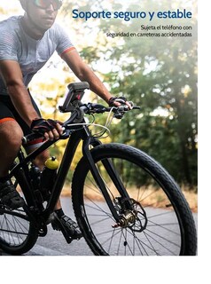 Foto 3 | Soporte Xtellar Para Teléfono Móvil Moto O Bicicleta Color Negro