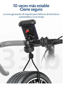 Foto 4 | Soporte Xtellar Para Teléfono Móvil Moto O Bicicleta Color Negro