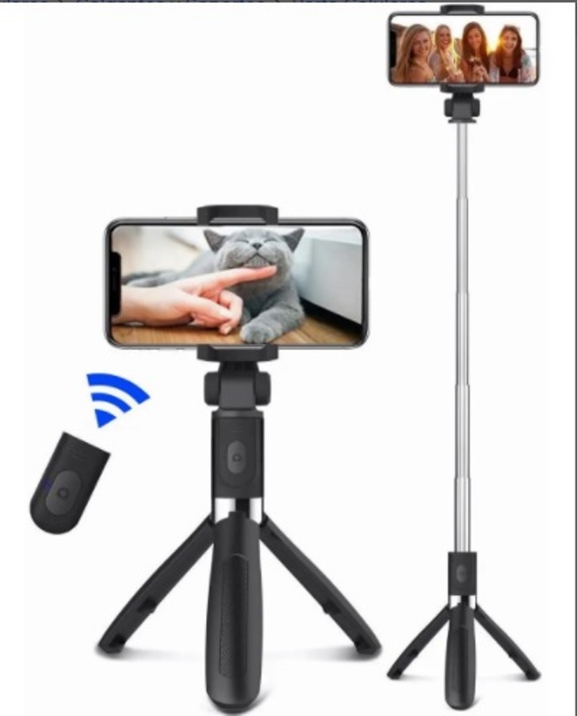 Bluetooth Selfie Stick Con Trípode