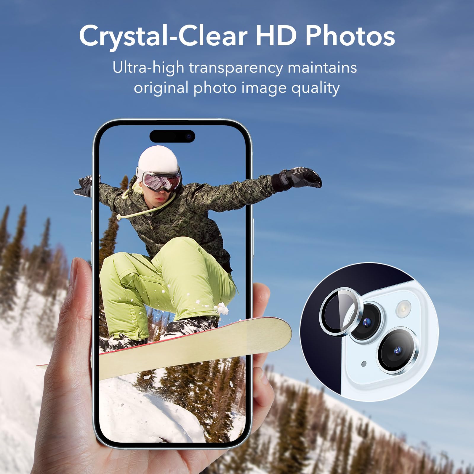 Foto 7 | Protector De Lente De Cámara Esr Armorite Para Iphone 15/15 Plus/14/14 Plus - Venta Internacional.