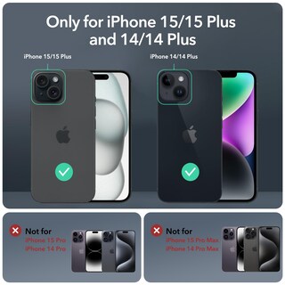 Foto 2 | Protector De Lente De Cámara Esr Para Iphone 15/15 Plus/14/14 Plus - Venta Internacional.