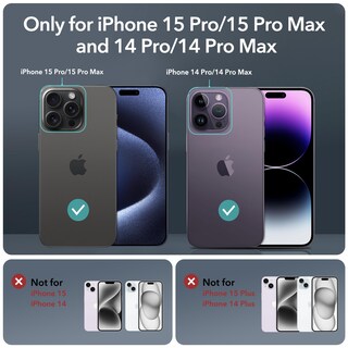 Foto 2 | Protector De Lente De Cámara Esr Para Iphone 15 Pro Max/15 Pro/14 Pro - Venta Internacional.