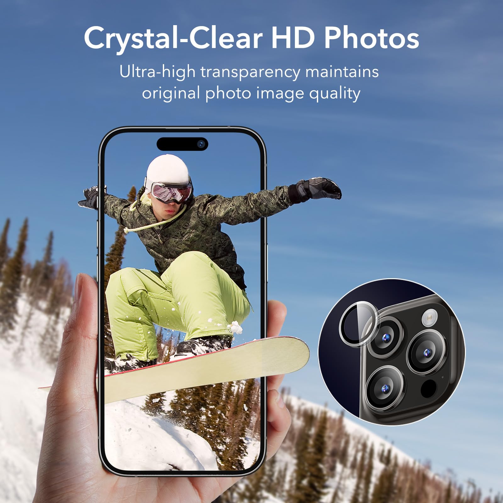 Foto 7 | Protector De Lente De Cámara Esr Para Iphone 15 Pro Max/15 Pro/14 Pro - Venta Internacional.