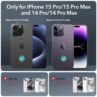 Foto 2 | Protector De Lente De Cámara Esr Para Iphone 15 Pro Max/15 Pro/14 Pro - Venta Internacional.
