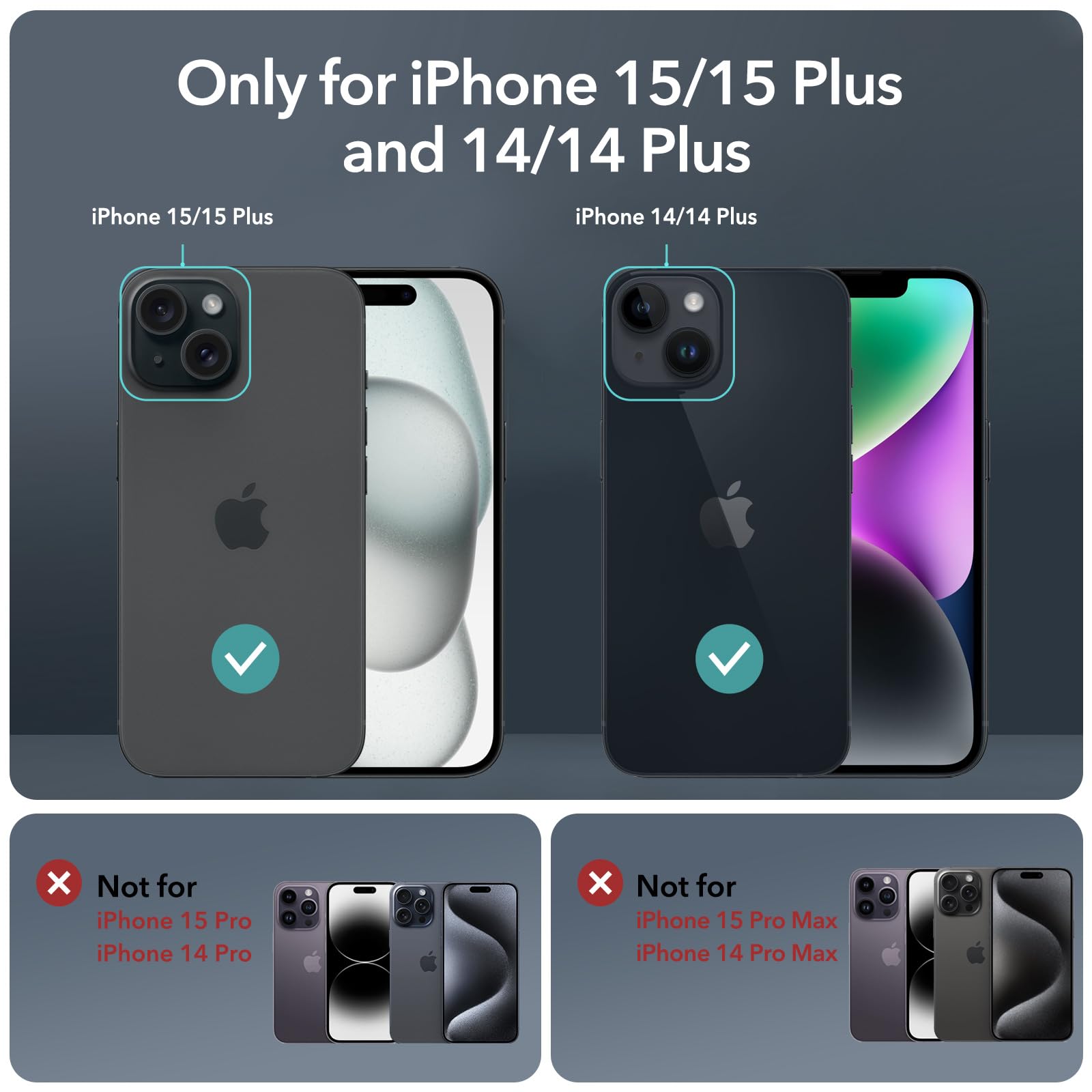 Foto 2 | Protector De Lente De Cámara Esr Para Iphone 15/15 Plus/14/14 Plus - Venta Internacional.