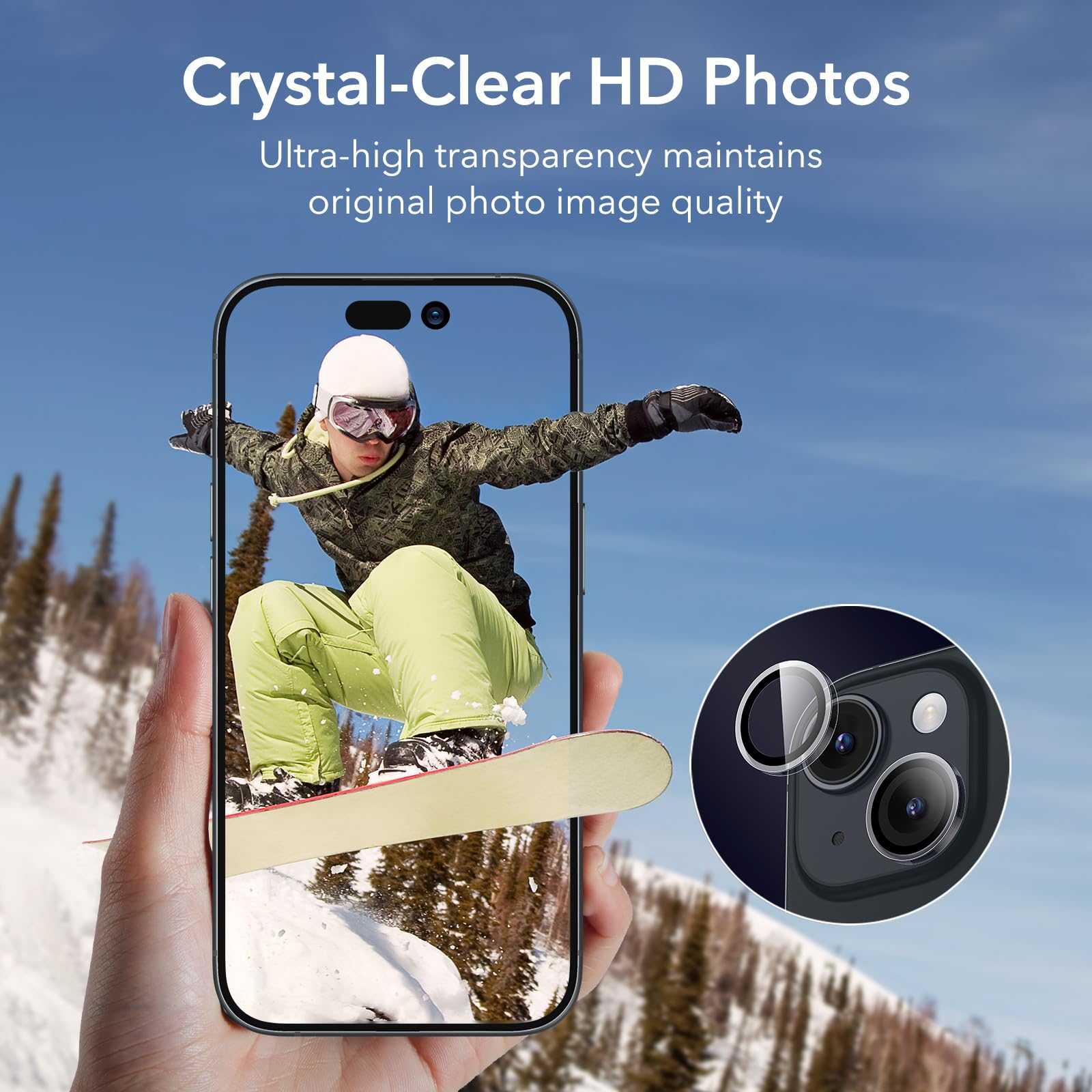 Foto 7 pulgar | Protector De Lente De Cámara Esr Para Iphone 15/15 Plus/14/14 Plus - Venta Internacional.