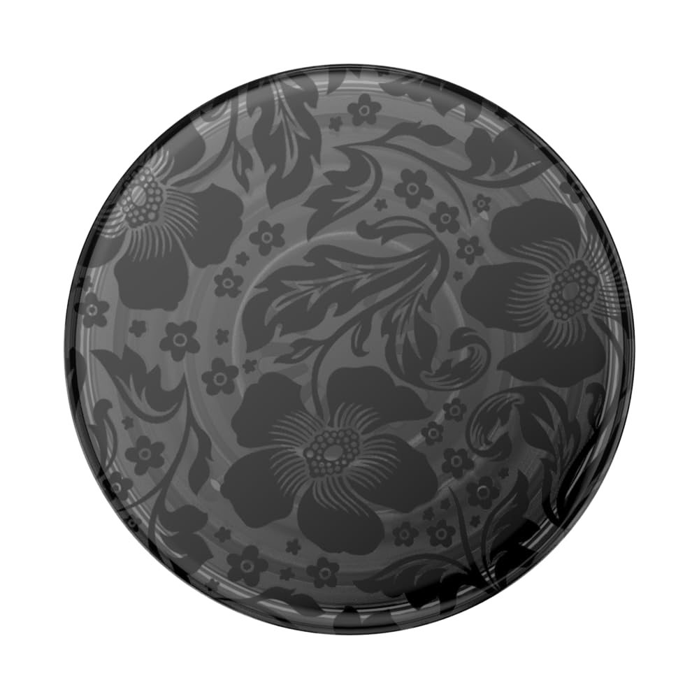 Foto 6 pulgar | Phone Grip Popsockets A Base De Plantas Con Soporte De Encaje Negro - Venta Internacional.