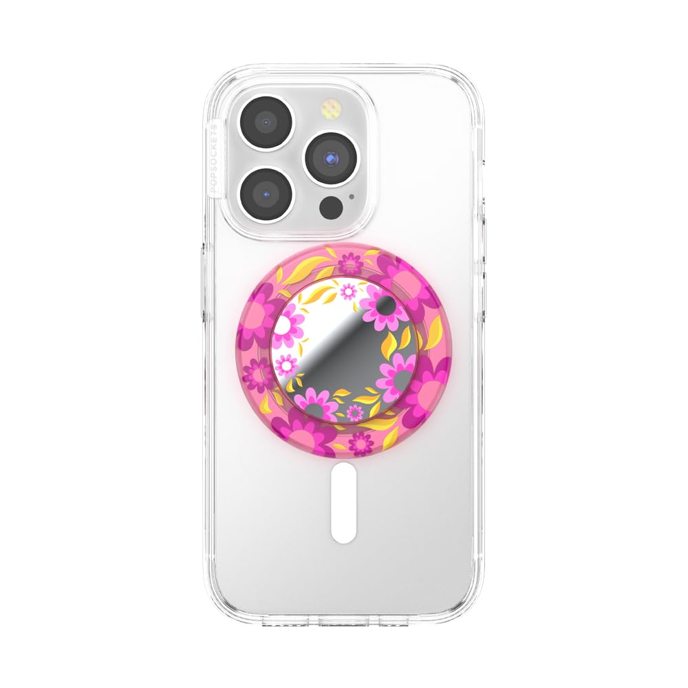 Foto 3 | Empuñadura De Teléfono Popsockets Redonda Compatible Con Magsafe Pink - Venta Internacional.