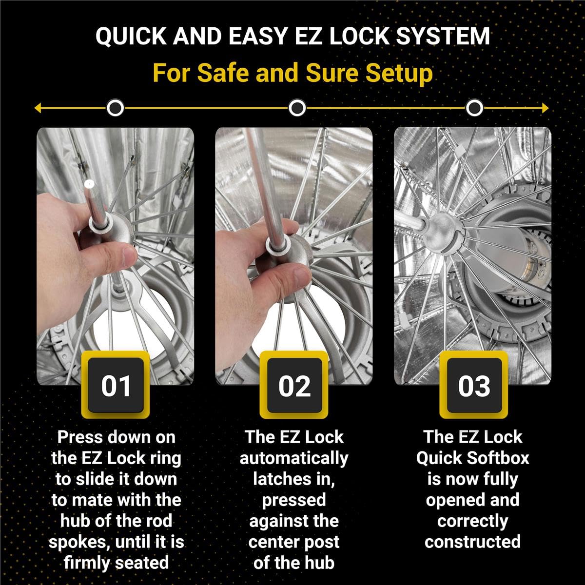 Foto 4 pulgar | Beauty Dish Glow Ez Lock 25, Blanco Con Montura Bowens Speedring - Venta Internacional.