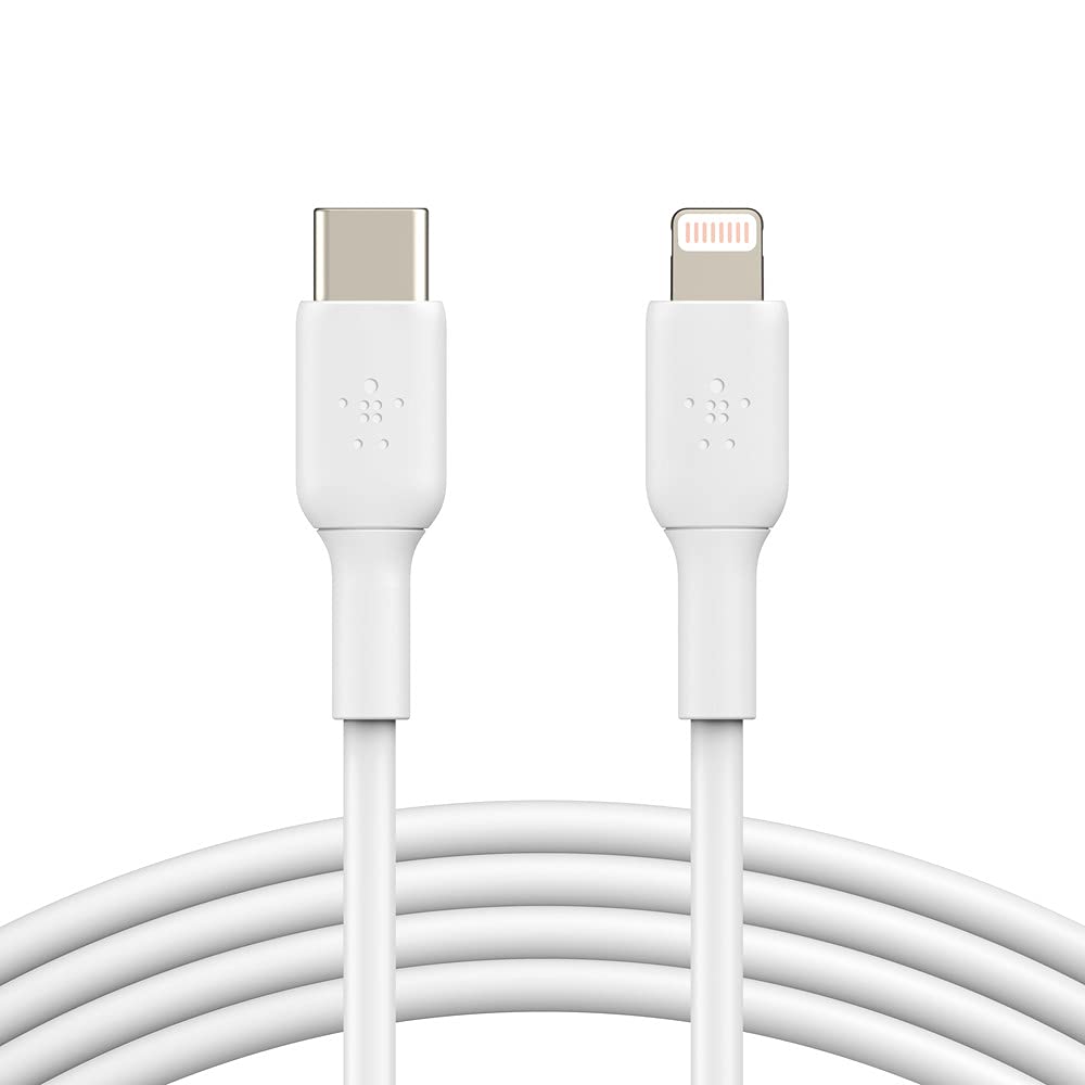 Foto 1 | Cable De Carga Belkin Boostcharge Usb C A Lightning De 1 M Blanco - Venta Internacional.