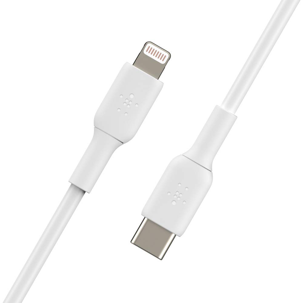 Foto 3 | Cable De Carga Belkin Boostcharge Usb C A Lightning De 1 M Blanco - Venta Internacional.