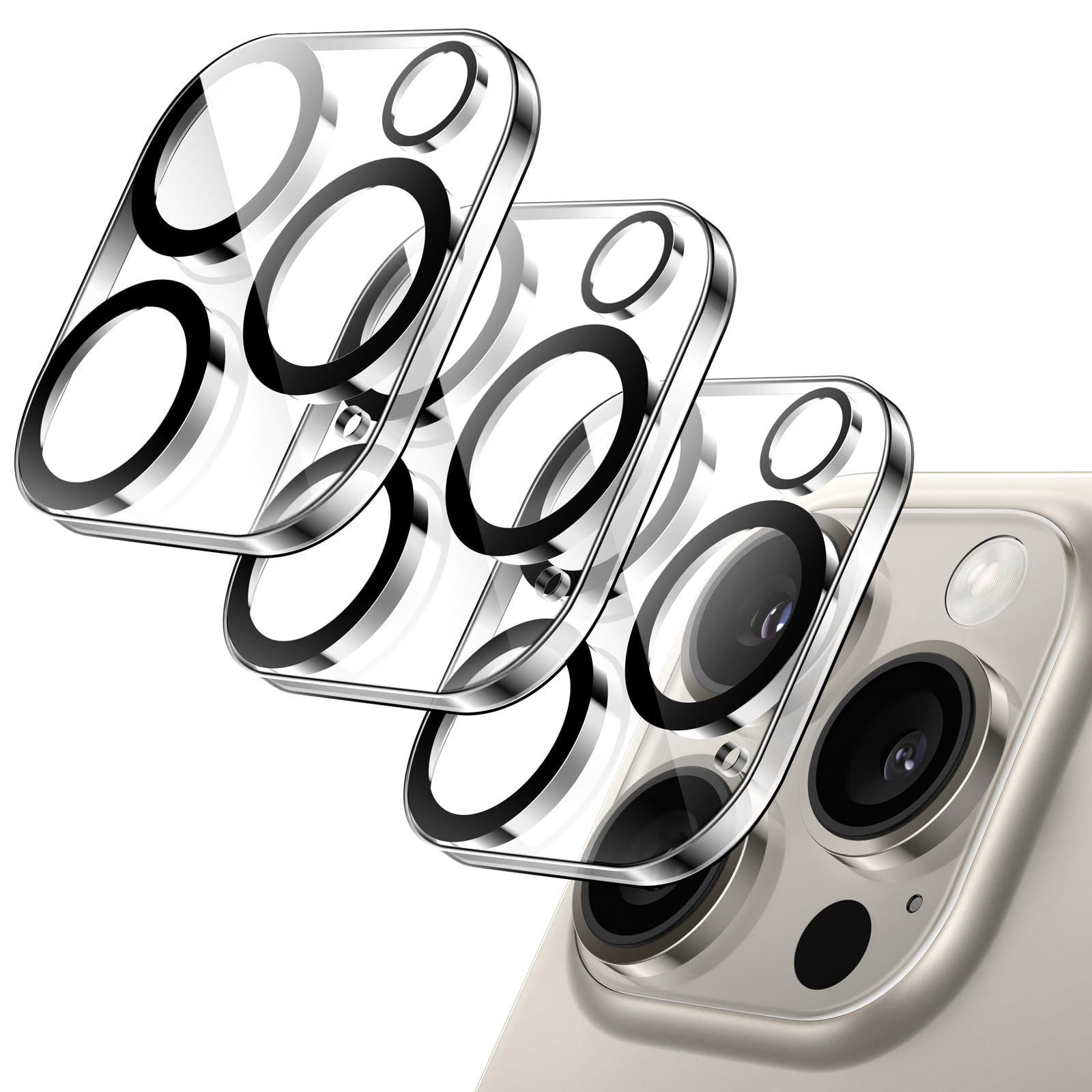 Foto 1 | Protector De Lente De Cámara Jetech Para Iphone 15 Pro 6.1/6.7 - Venta Internacional.
